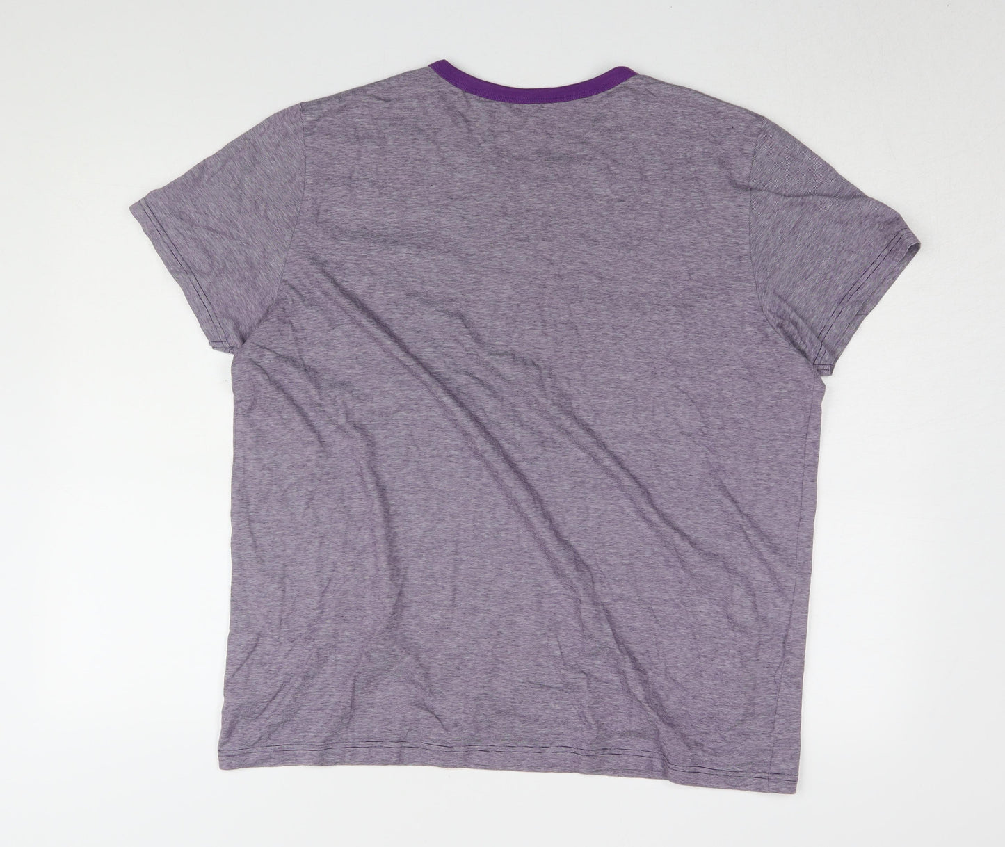 Burton Men's Purple Henley T-Shirt, M, Cotton