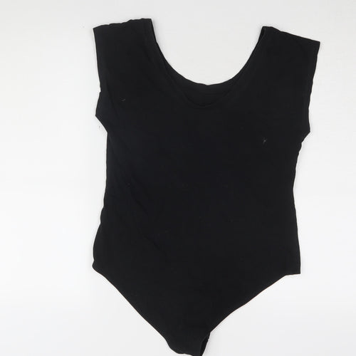 GAP Women's Black Sleeveless Bodysuit Large
