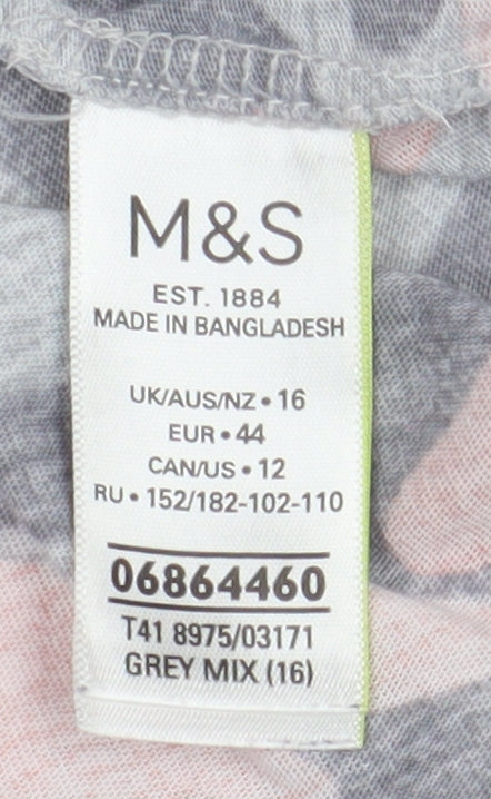 Marks and Spencer Women's Camouflage T-Shirt Size 16