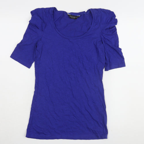 Dorothy Perkins Women's Blue T-Shirt Size 8 Classic Style