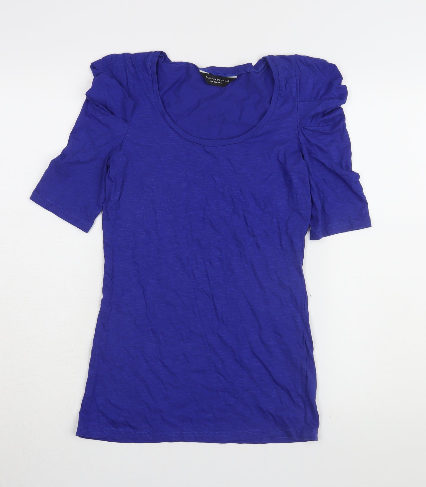 Dorothy Perkins Women's Blue T-Shirt Size 8 Classic Style