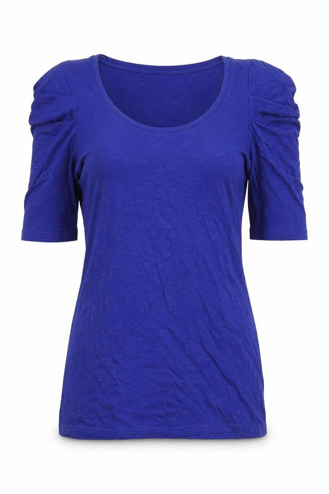 Dorothy Perkins Women's Blue T-Shirt Size 8 Classic Style
