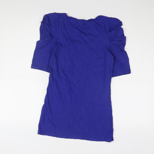 Dorothy Perkins Women's Blue T-Shirt Size 8 Classic Style