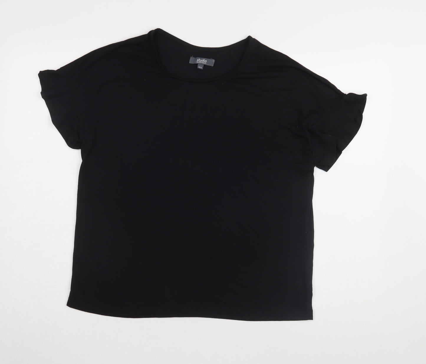 Studio Sleepwear Women's Black Nightshirt Size 12-14