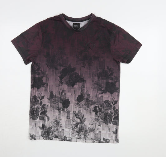 Burton Menswear Floral Men's Multicoloured Tee - S