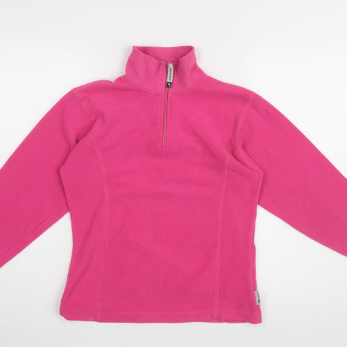 Trespass Women's Pink Fleece Pullover Hoodie Size 14