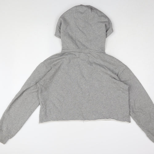 Champion Unisex Grey Pullover Hoodie L Cotton