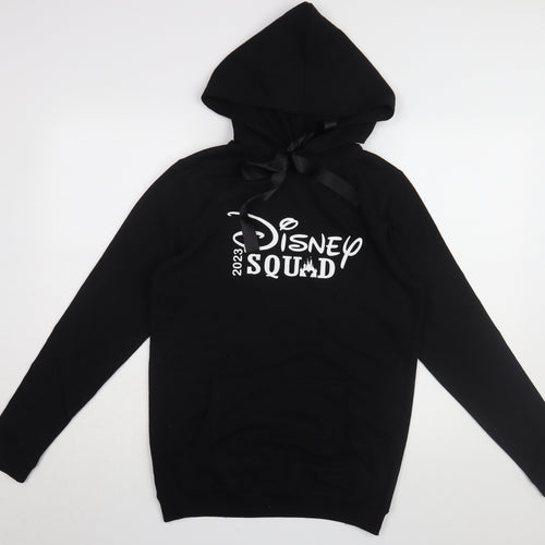 Women's Black Disney Hoodie XS, Pullover, Hooded, Size XS