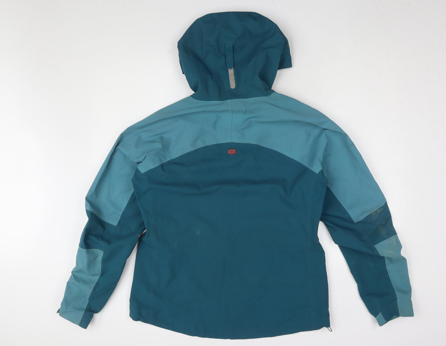 Sherpa Women's Blue Hooded Windbreaker Jacket M