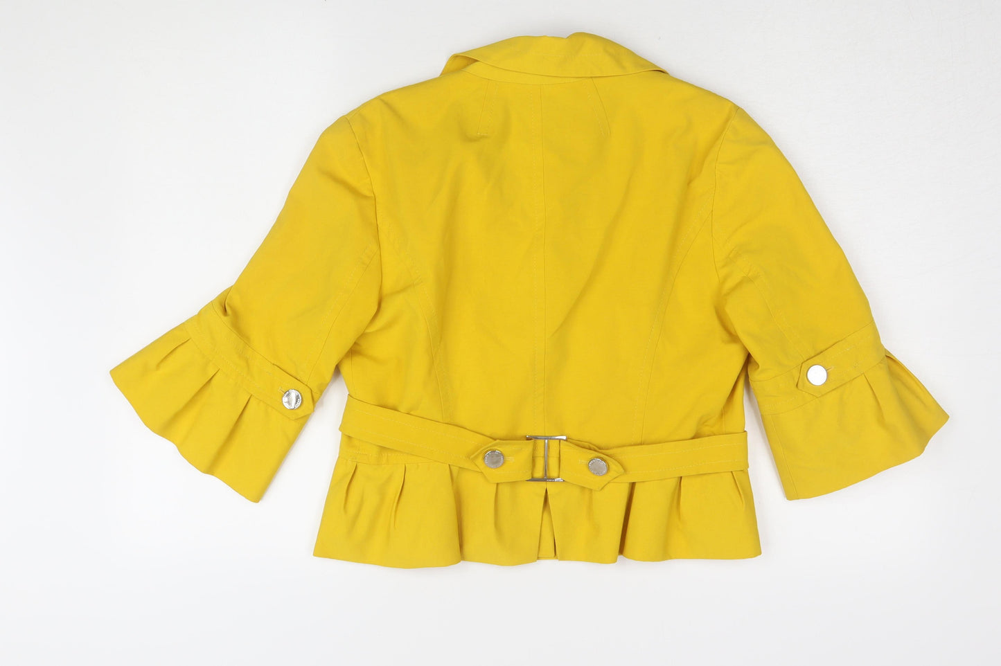 Karen Millen Women's Yellow Casual Jacket, Size 14