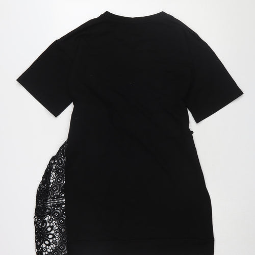 French Connection Women's Black Shift Dress Size 10