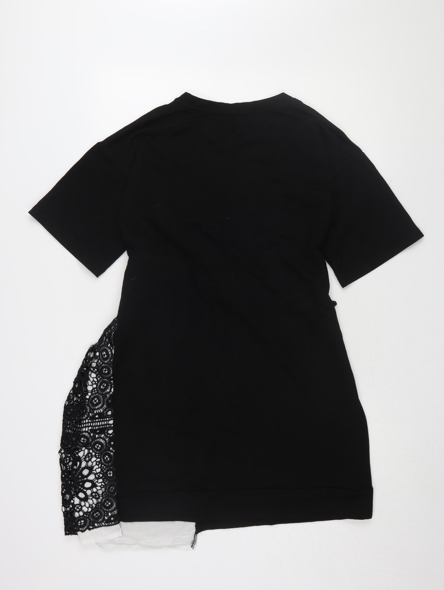 French Connection Women's Black Shift Dress Size 10