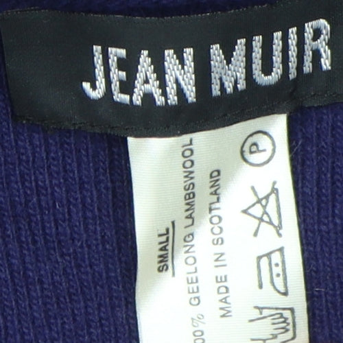 Jean Muir Women's Purple Cardigan Wool S