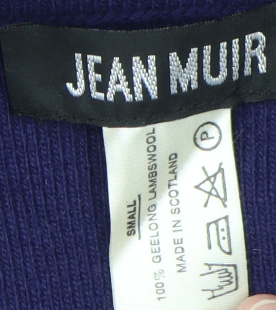 Jean Muir Women's Purple Cardigan Wool S