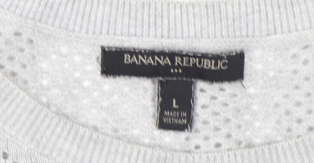 Banana Republic Women’s Grey Pullover Jumper L