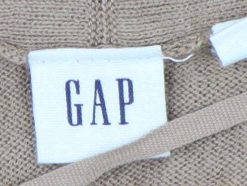 GAP Women's Beige Cardigan, Size 2, Casual Knit