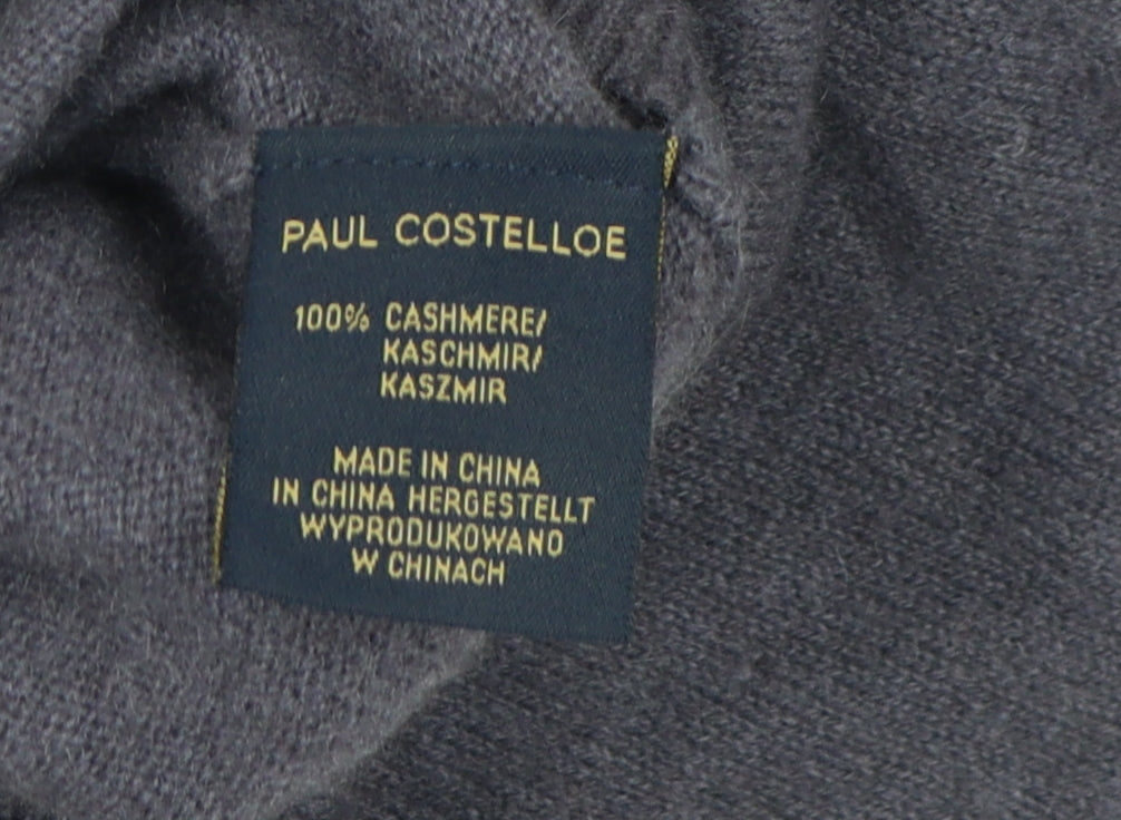 Paul Costelloe Grey Cashmere Women's Dress, Size 14