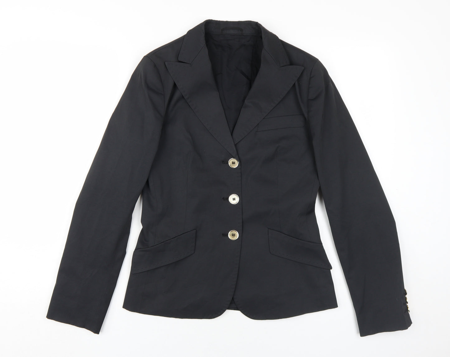 Weekend Max Mara Women's Black Suit Jacket Size 10