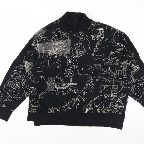 Brooklyn's Own Black Graphic Sweatshirt, Unisex Small