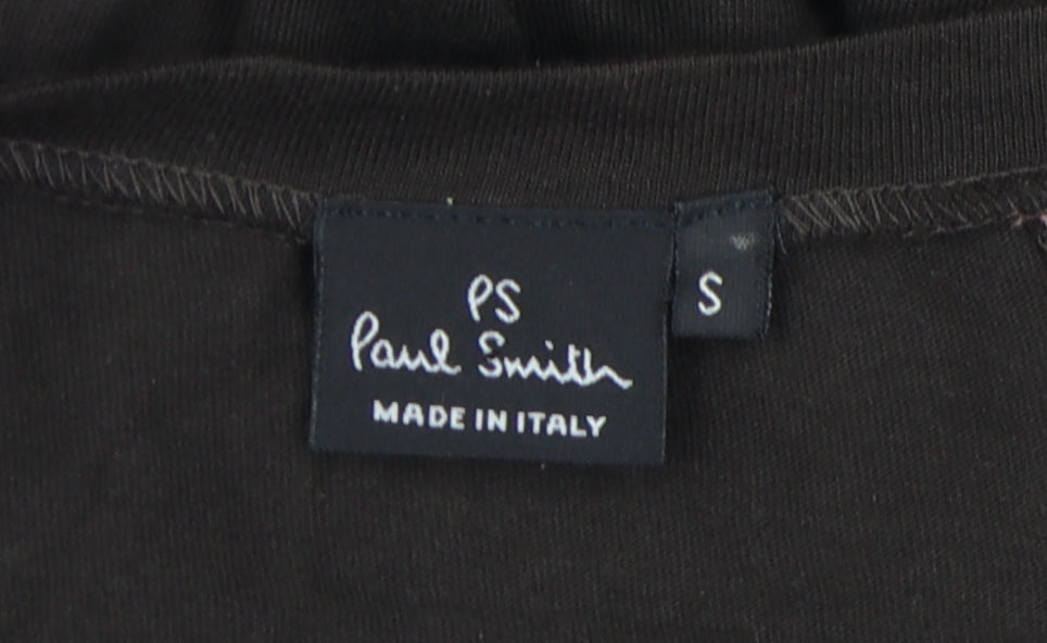 Paul Smith Unisex Black S Colourblock Long Sleeve T-Shirt