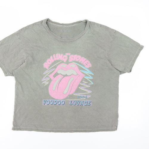 Rolling Stones Unisex Green Music T-Shirt Size S