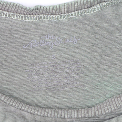 Rolling Stones Unisex Green Music T-Shirt Size S