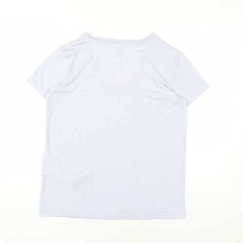 Levi's Women's White V-Neck T-Shirt, M, Casual