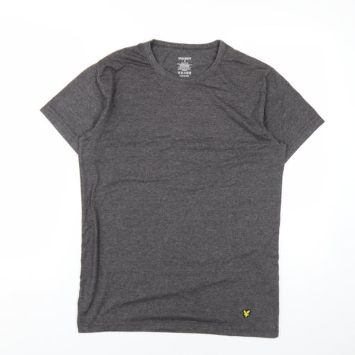 Lyle & Scott Men's Grey Crew Neck T-Shirt Size S