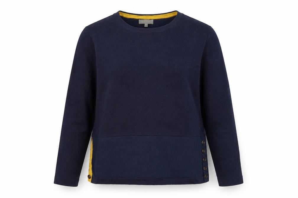 Front view of First Avenue Women's Blue jumper L Casual