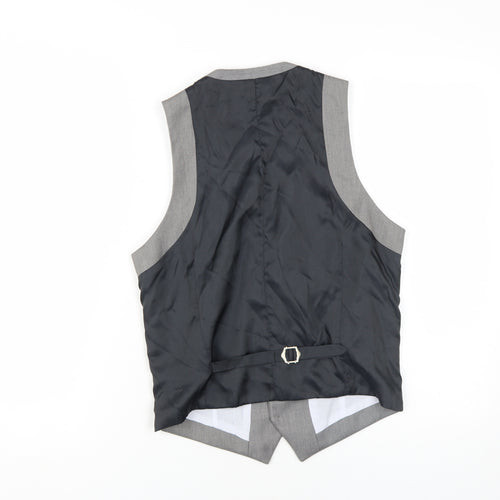 Topman Men's Grey Suit Waistcoat, Size 36R, Excellent