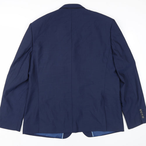 Marks and Spencer Men's Blue Blazer, Size 38S, Regular Fit