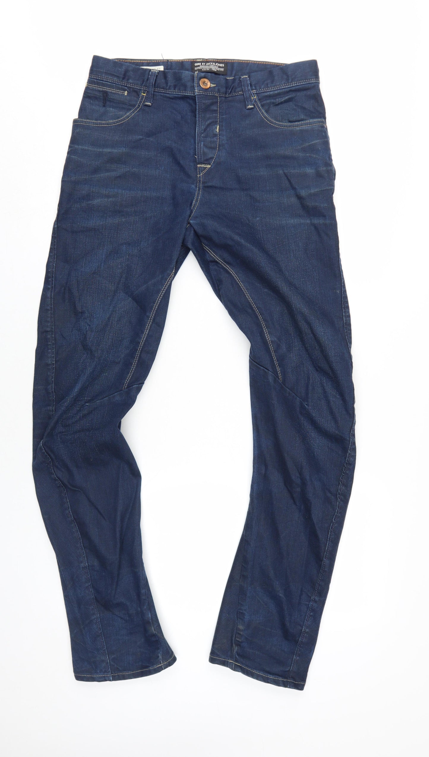 Jack & Jones Men's Blue Straight Jeans 32