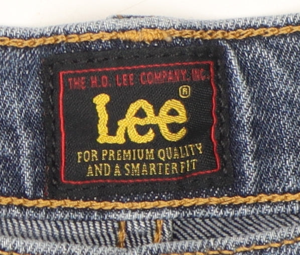 Lee Men's Blue Straight Jeans Size 38 Regular Fit