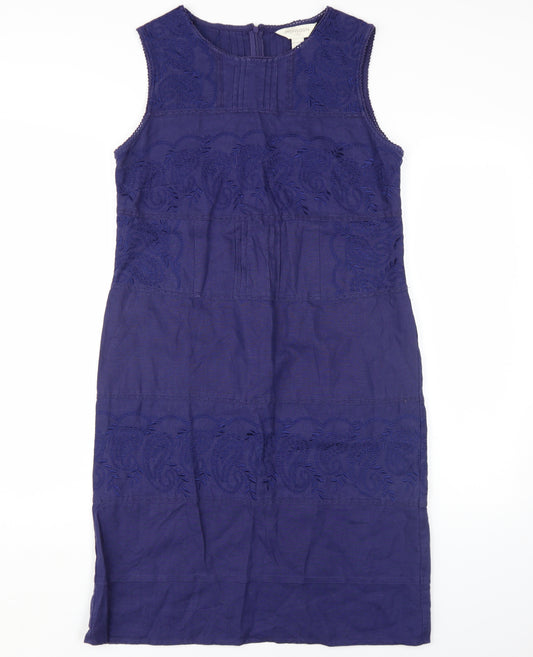 Monsoon Women’s Blue Sheath Dress Size 12