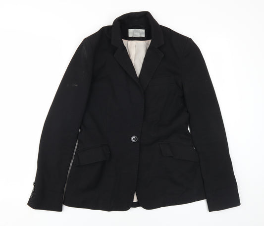 H&M Women's Black Blazer, Size 10, Regular Fit