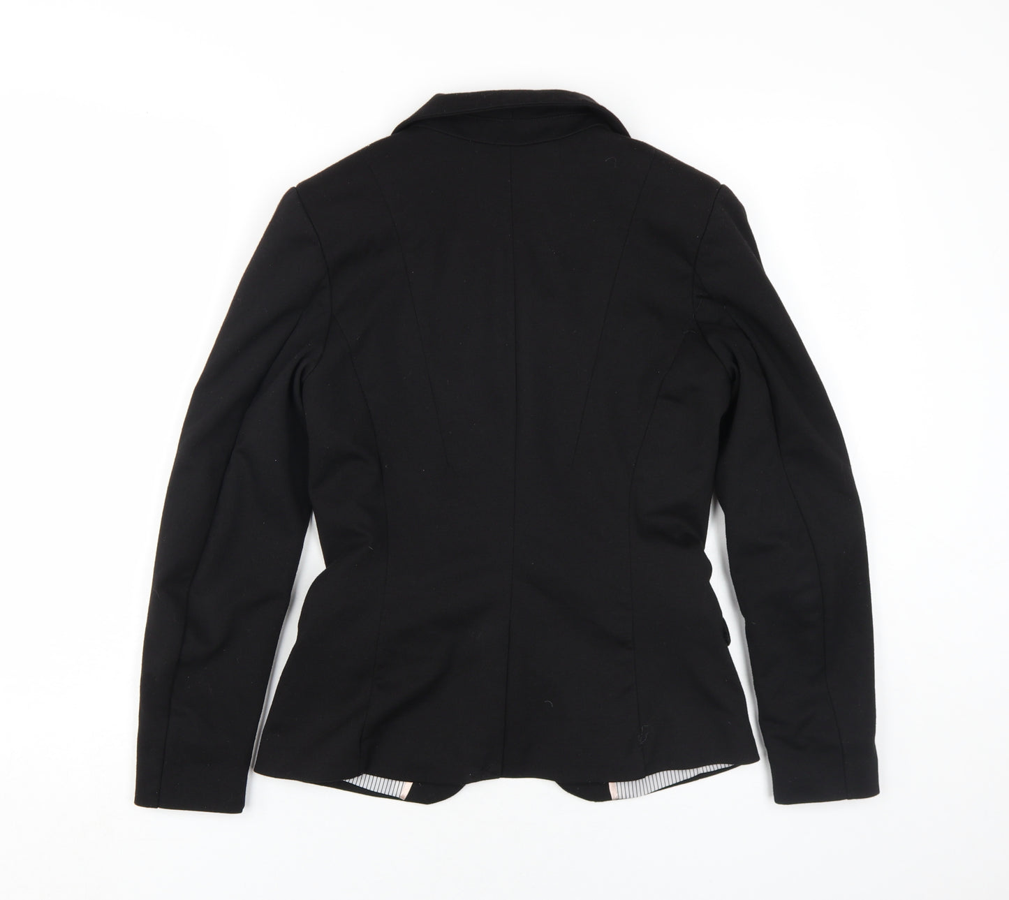 H&M Women's Black Slim Fit Suit Jacket, Size 6
