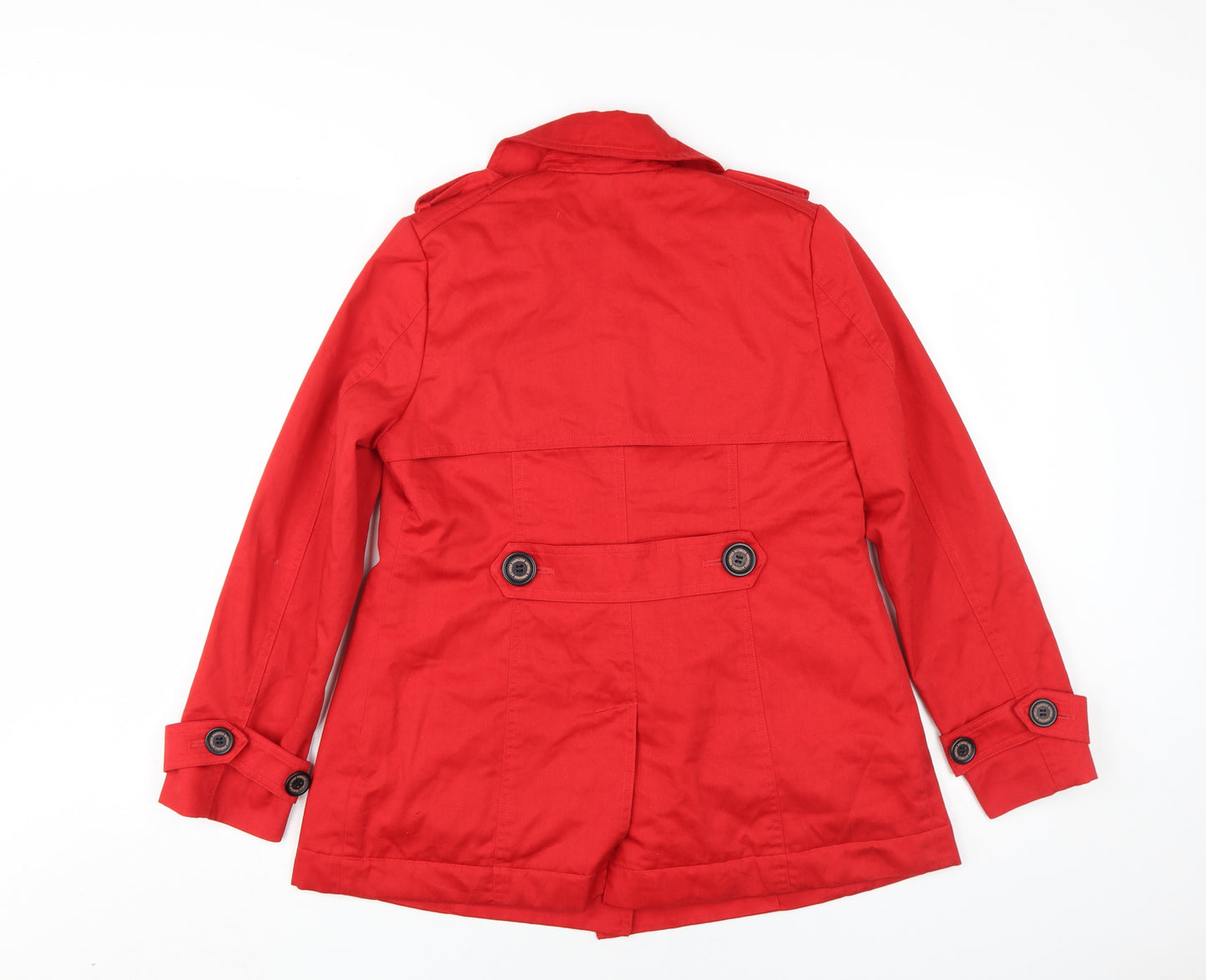 Actress Princess Women's Red Pea Coat Size S