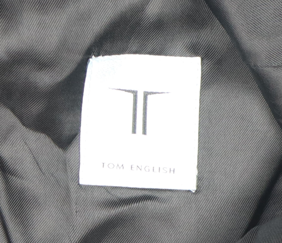 Tom English Men's Black Blazer, Size 38S, Classic Style