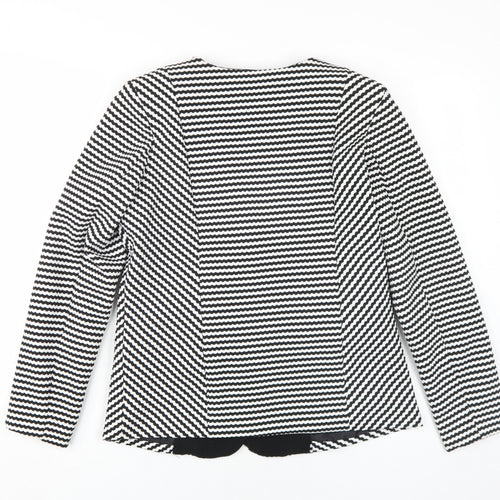 Klass Women's Black Blazer Geometric Size 12