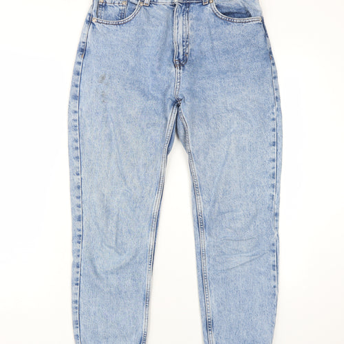 Pull & Bear Women's Blue Mom Jeans Size 10