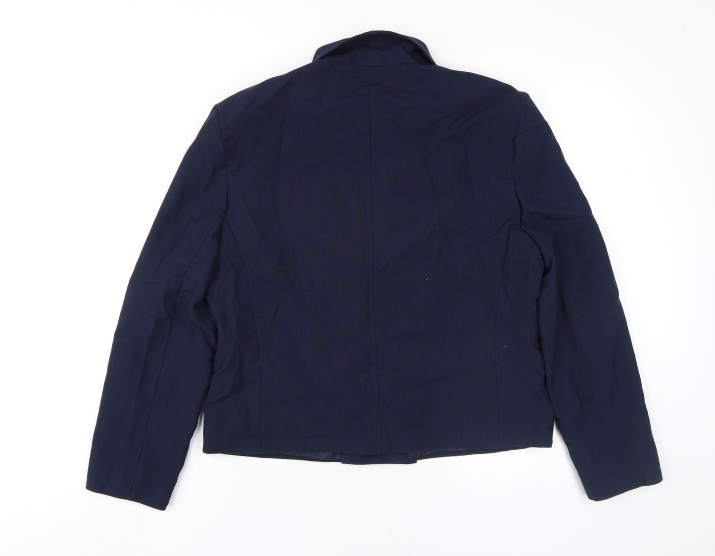 Yessica Women's Blue Double Breasted Suit Jacket 14