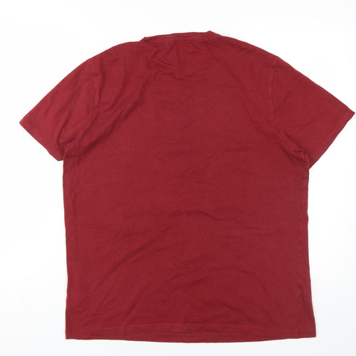 Craghoppers Men's Red Graphic Nature T-Shirt Size L