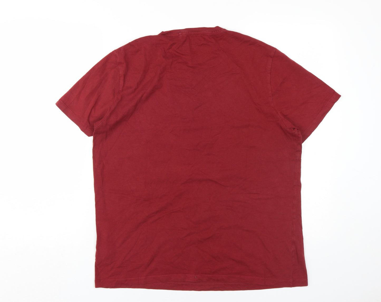 Craghoppers Men's Red Graphic Nature T-Shirt Size L