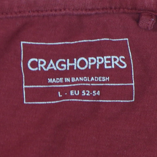 Craghoppers Men's Red Graphic Nature T-Shirt Size L