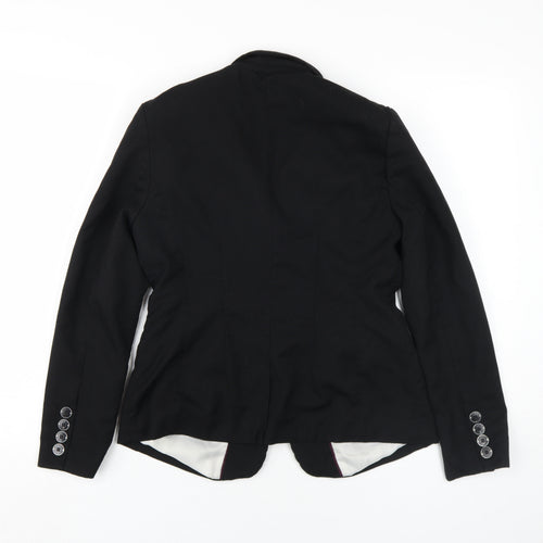 Next Women's Black Blazer Jacket Size 12 Regular Fit