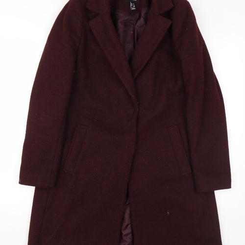 New Look Women's Brown Overcoat Size 10