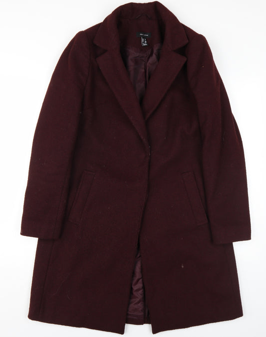 New Look Women's Brown Overcoat Size 10