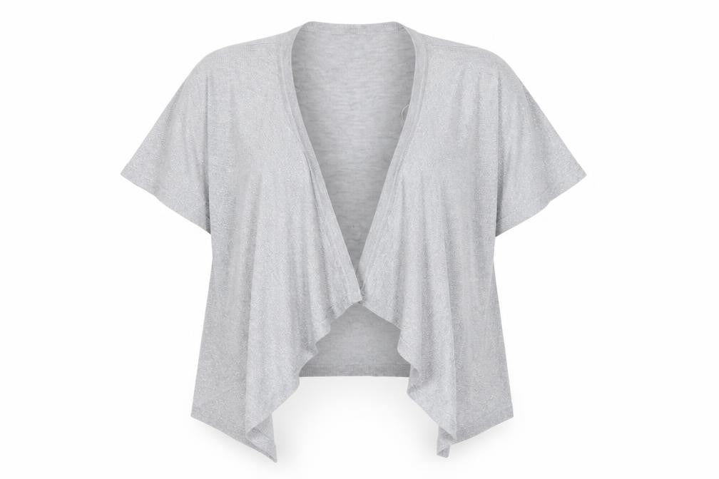M&Co Women's Grey V-Neck Cardigan 2XL, Casual Style