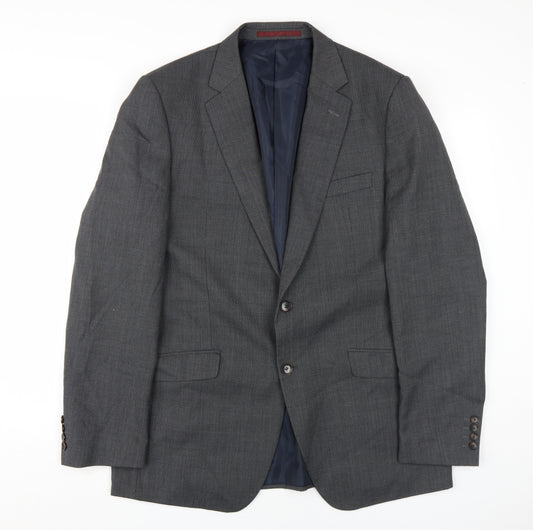 Marks and Spencer Men's Grey Blazer 42 Long