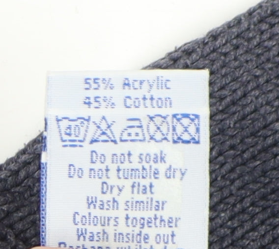 Unisex Baby Grey Knit Pullover Jumper 9-12 Months